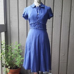 Maeve (Anthropologie) blue dress size 8